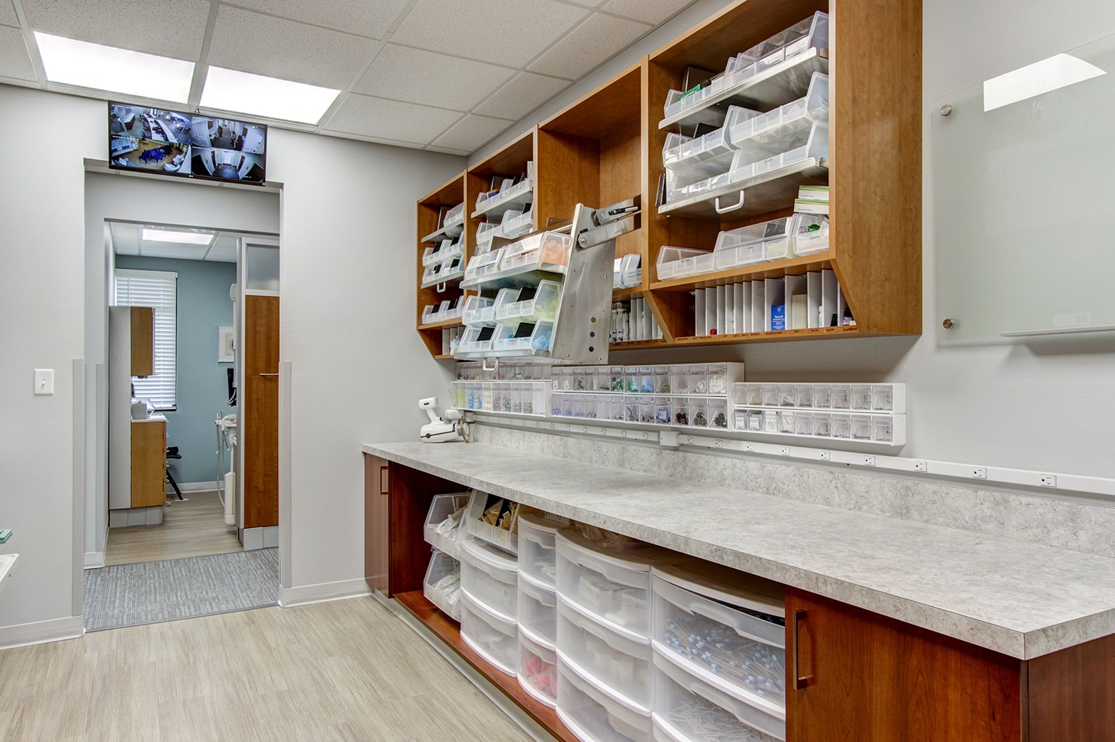 Sterilization area in dental office